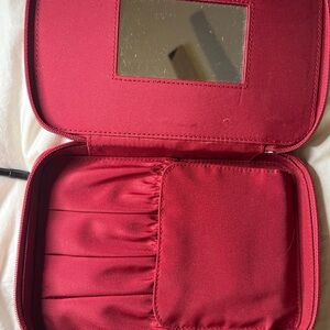 Red Jewelry Travel Case